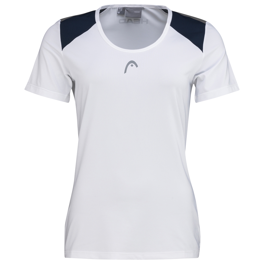 HEAD CLUB 22 Tech T-Shirt Women White/Dark Blue XS