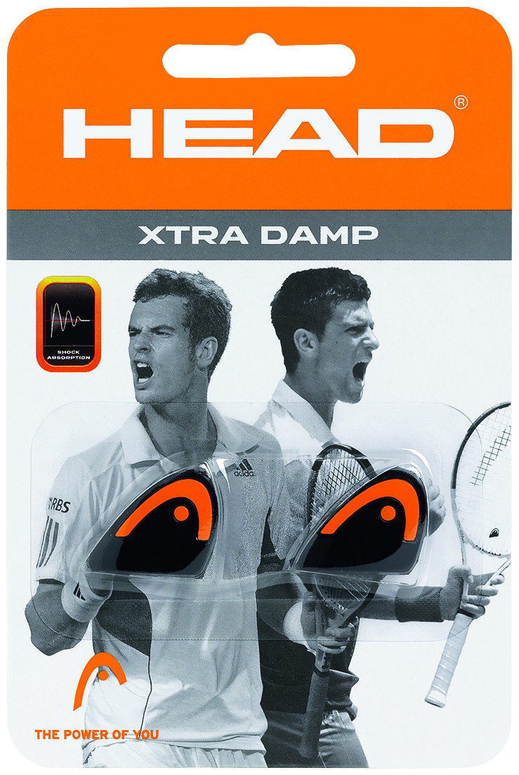 HEAD Xtra Damp Black/Orange