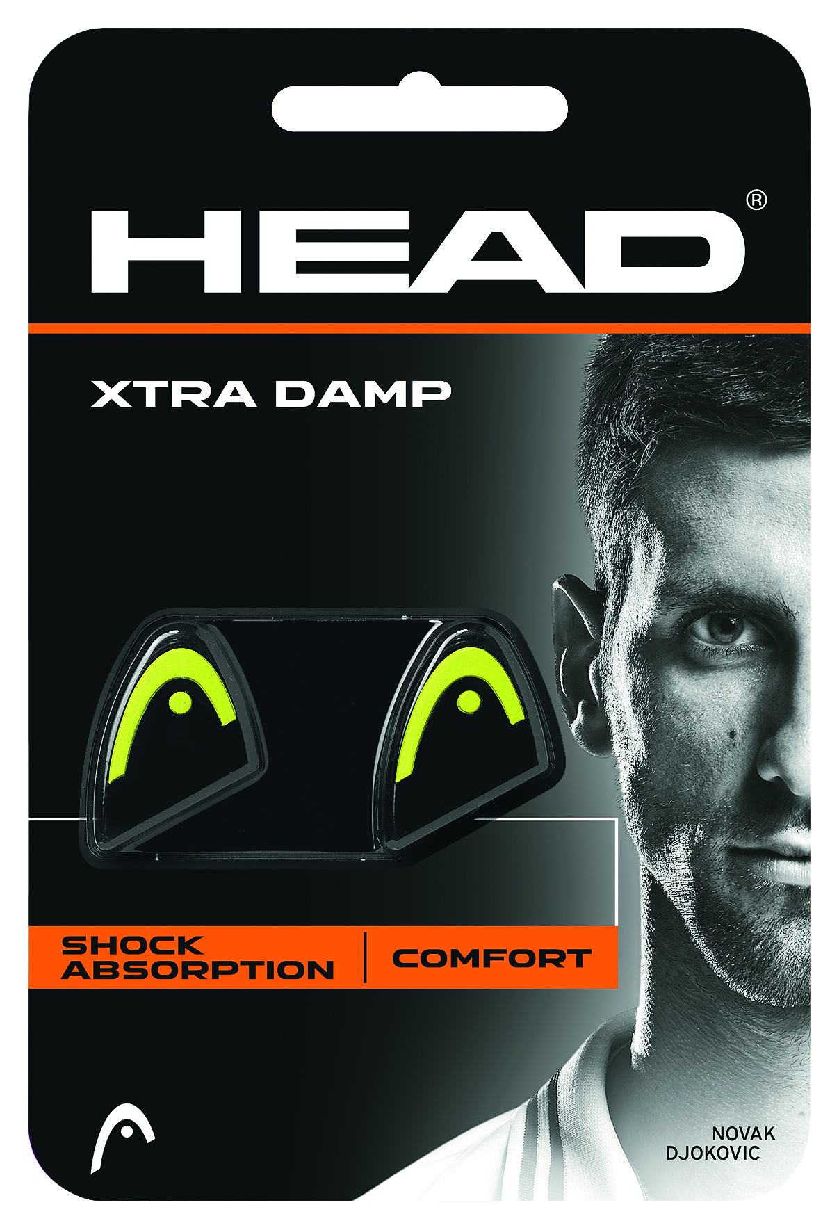 HEAD Xtra Damp Black/Yellow